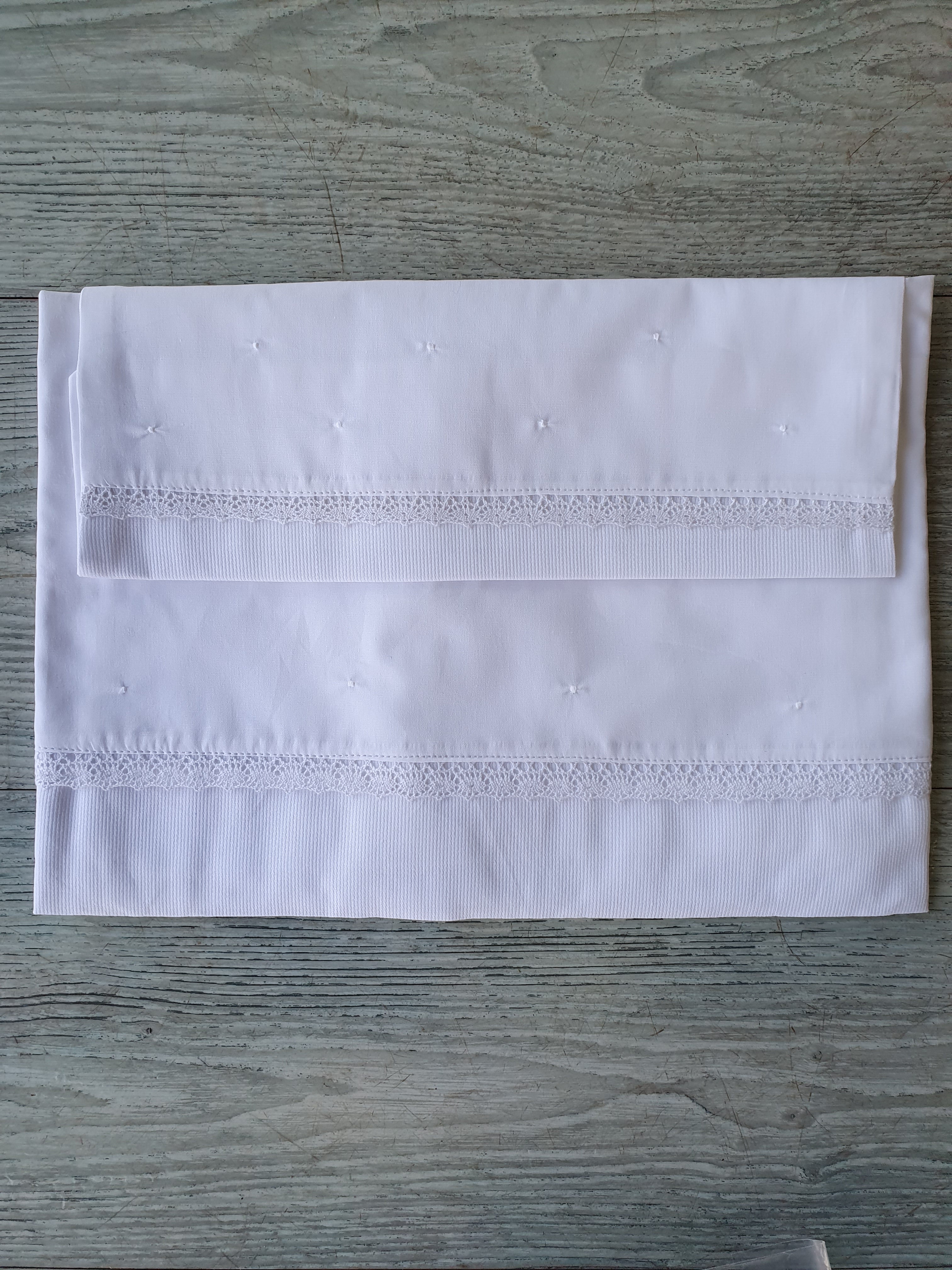 Kit Lençol Carrinho Branco