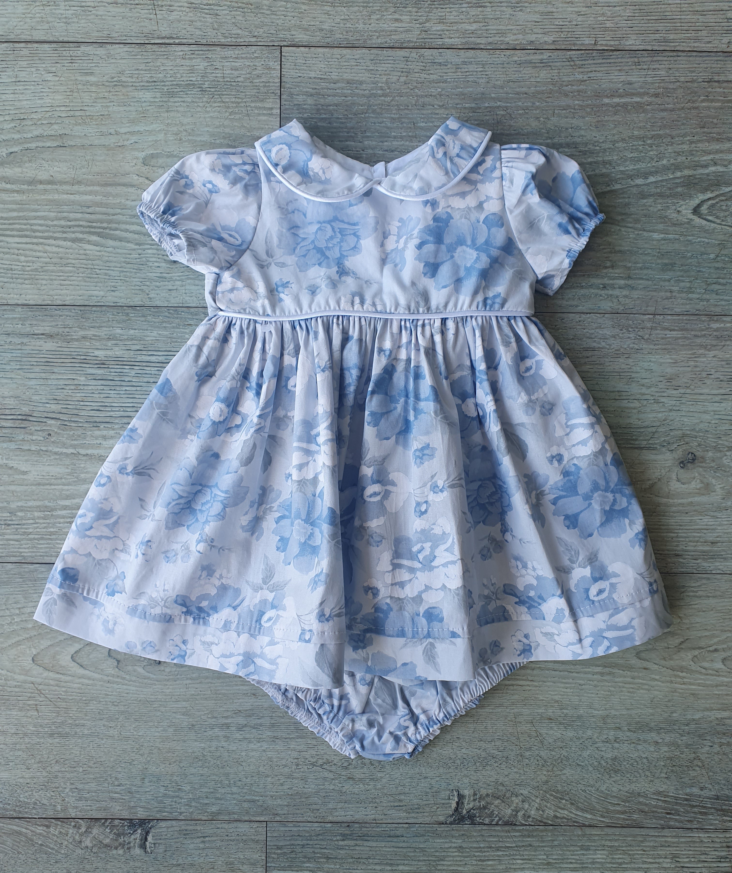 Vestido Floral Azul