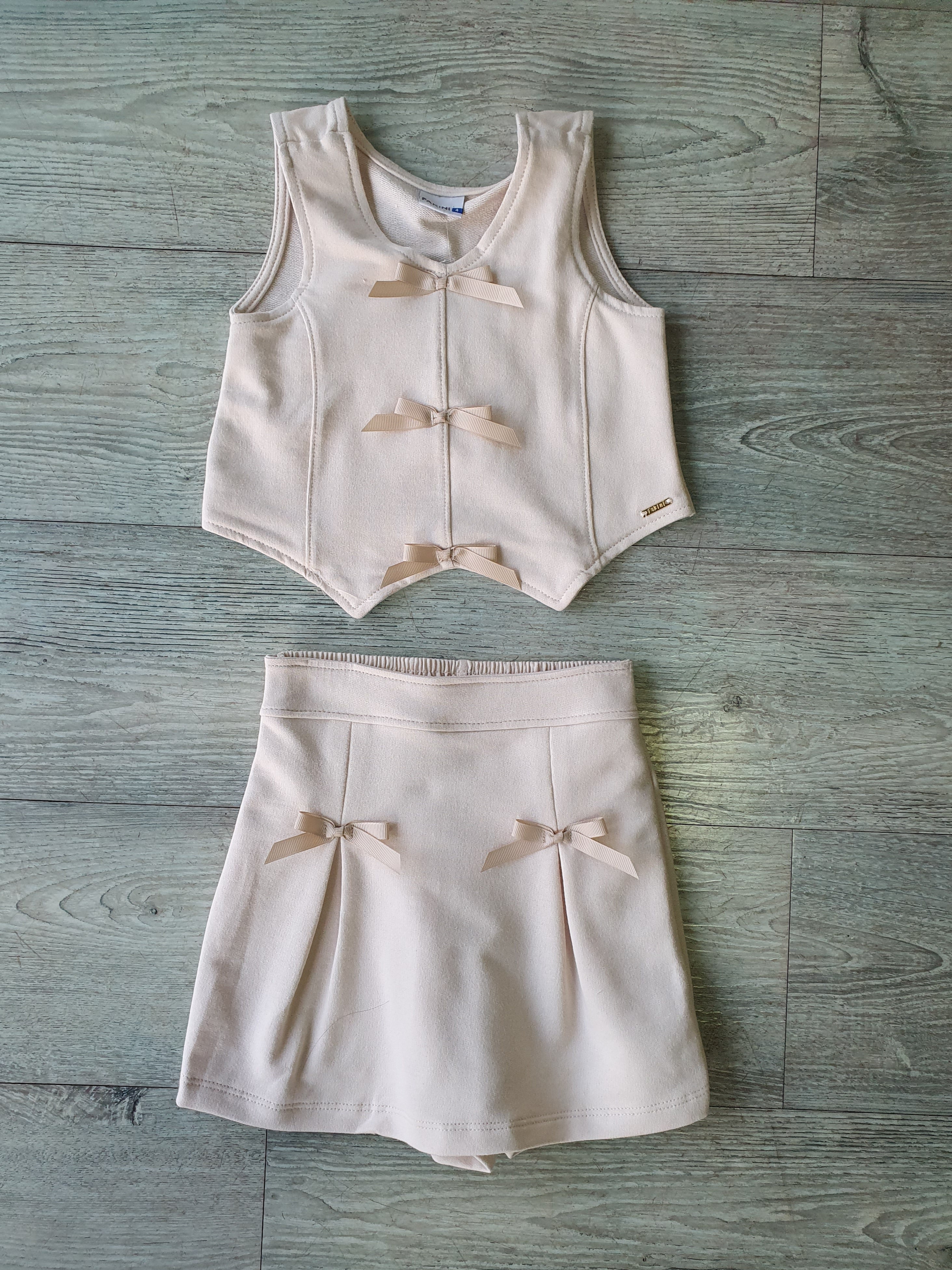 Conjunto Colete Laços