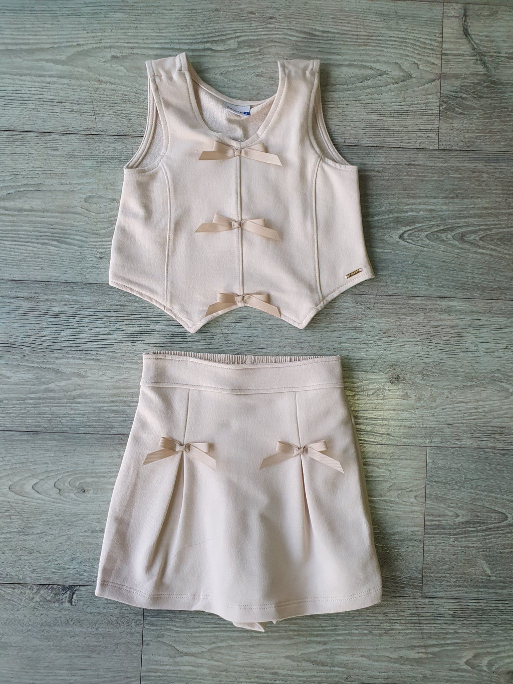 Conjunto Colete Laços
