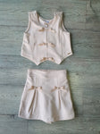 Conjunto Colete Laços