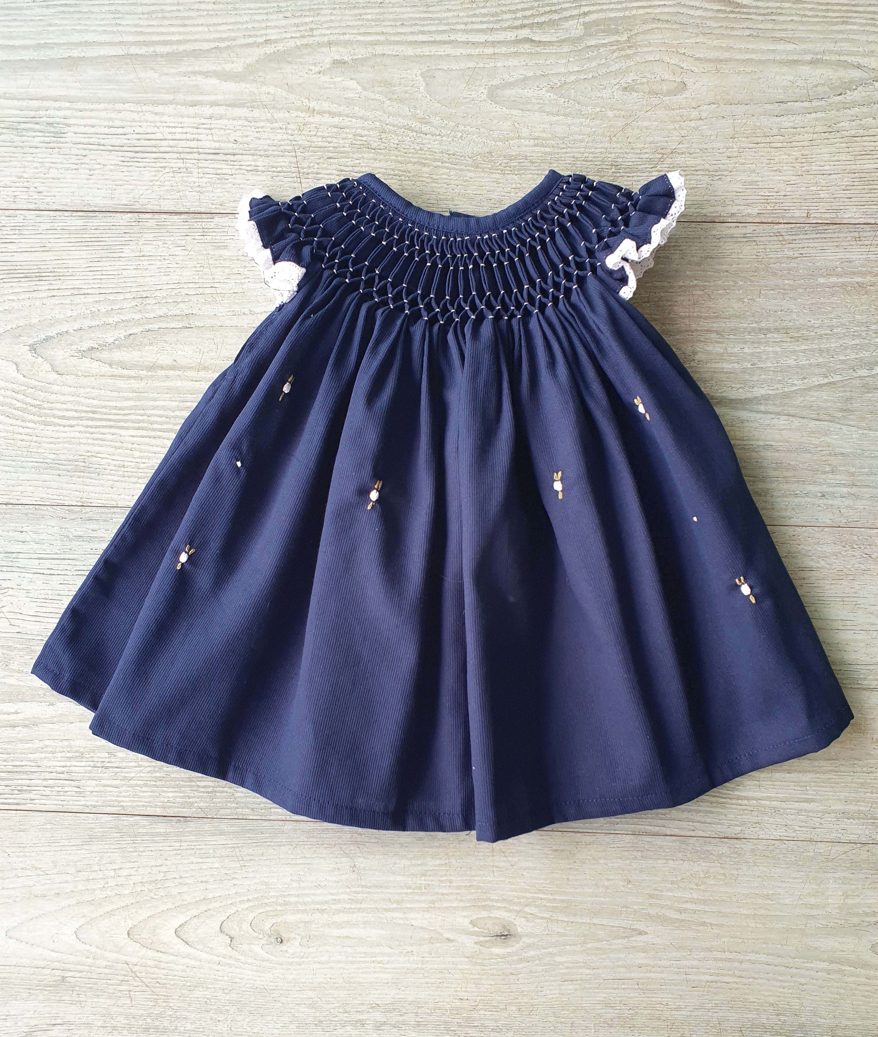 Vestido Abelha Marinho