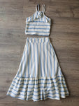 Conjunto Saia Listras