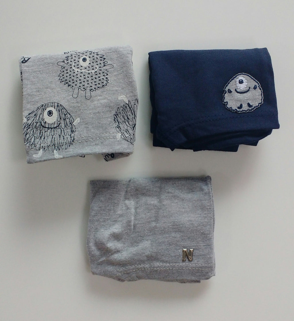 Kit Cuecas Monstrinhos